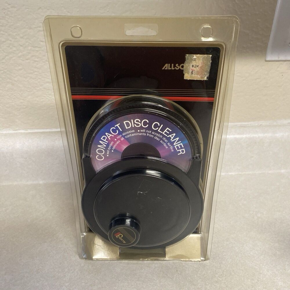Vintage Allsop 3 Compact Disc Cleaner 1985